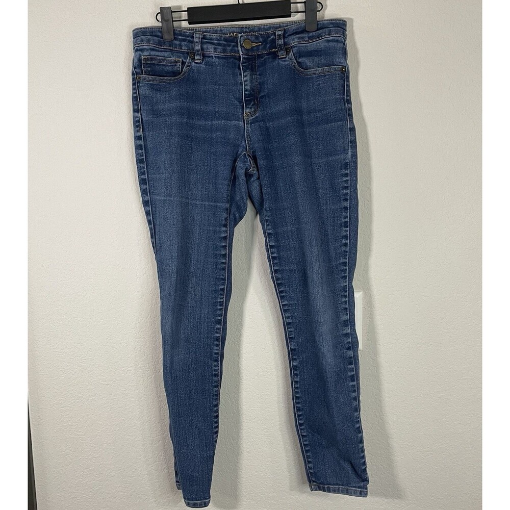 Michael Kors MK Womens Skinny Jeans Size 8 Dark Wash Blue Denim Pants